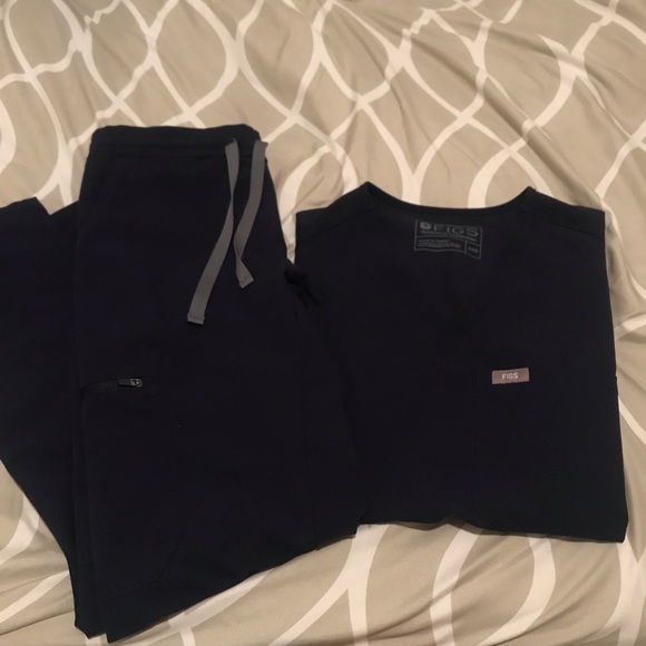 Figs Scrub Set (Navy Blue) - Picture 5 of 6